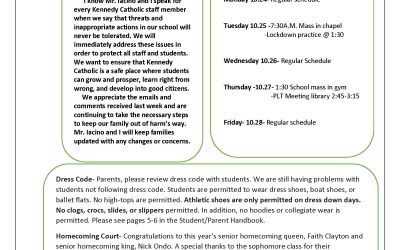 KCMS/HS Weekly News 10-24