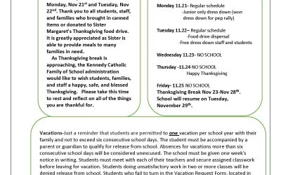 KCMS/HS Weekly Newsletter 11-21