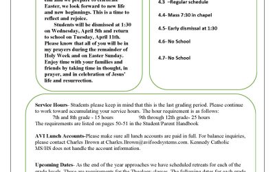 KCMS/HS Weekly News 4-2-23