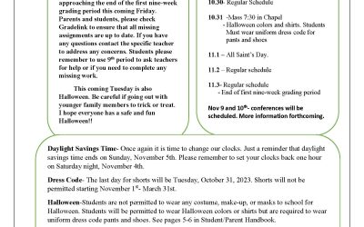 KCMS/HS Weekly News 10-30-23